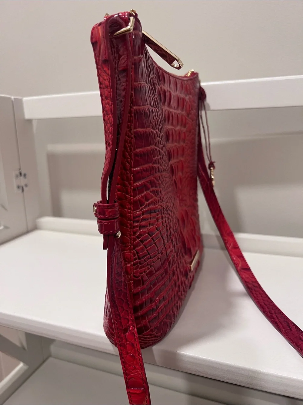 Brahmin Katie Crossbody Bag (Red) - Picture 4 of 9
